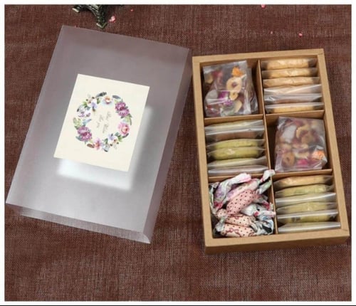 علب مقسمه بغطاء ثلجي