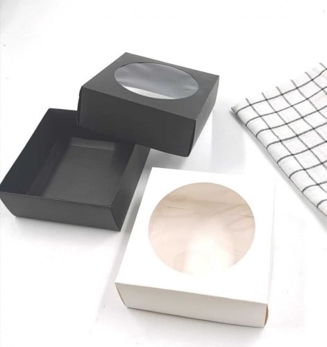 علب منفصله بنافذه شفافه