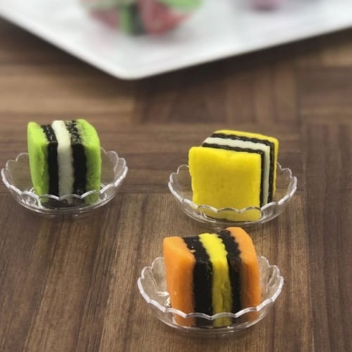 صحون صغيره اكريلك دائريه