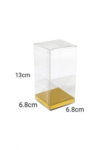 علب بلاستيك قاعدة ذهبي