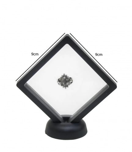 براويز حافظة شفافة 9*9 بقاعدة بعدة الوان