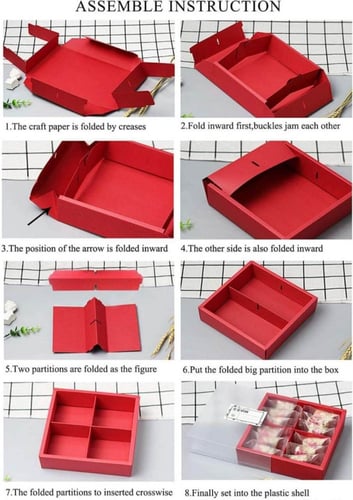 علب مقسمه بغطاء ثلجي