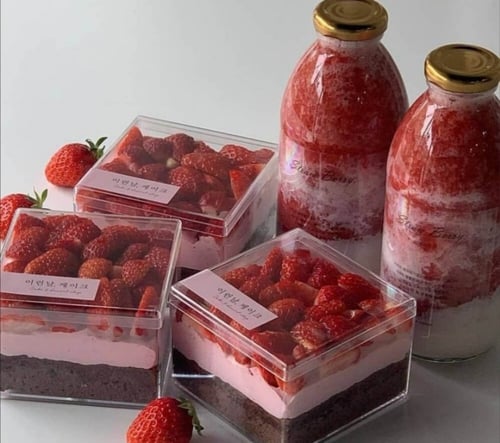 علب اكريلك مربع منفصله