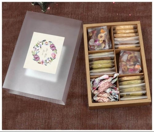 علب مقسمه بغطاء ثلجي