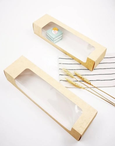 بوكسات مستطيله شفاف