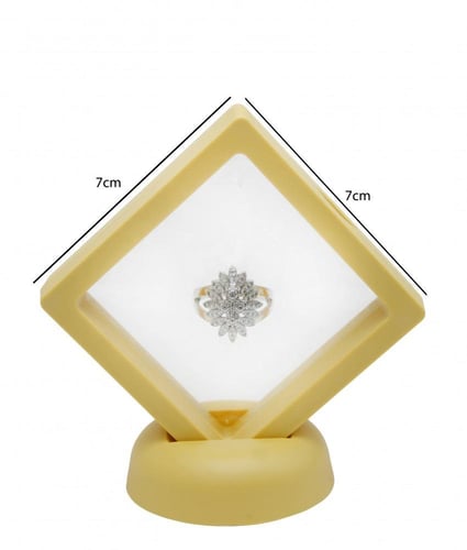 براويز حافظة شفافة 7*7 بقاعدة بعدة الوان