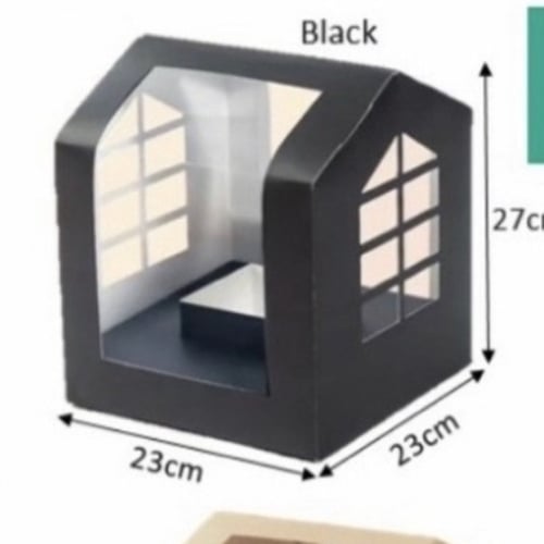 علب شكل بيت