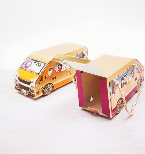 بوكسات توزيعات شكل سياره