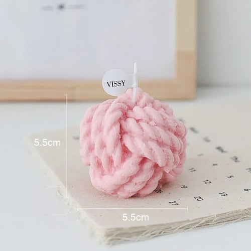 شموع غزل الصوف