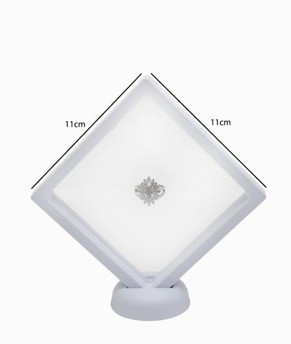 براويز حافظة شفافة 11*11 بقاعدة بعدة الوان