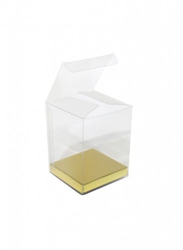 علب بلاستيك قاعدة ذهبي