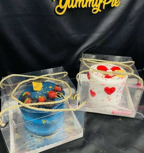 علب شفافه كبير