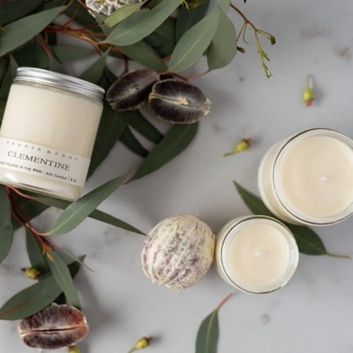 برطمان زجاج بغطاء استيل