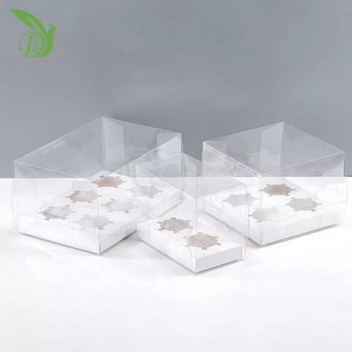 بوكسات كب كيك شفافه