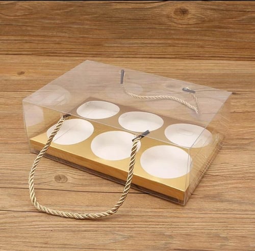 علب شفافه بيحبل