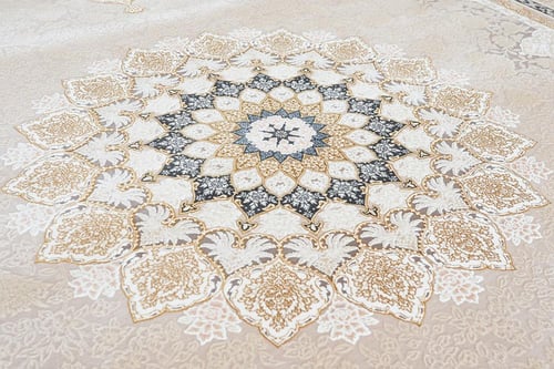 سجادة ايراني كلاسيك وردة