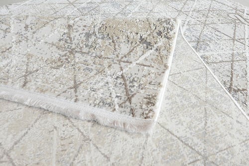 سجاد تركي مودرن خطوط بيج