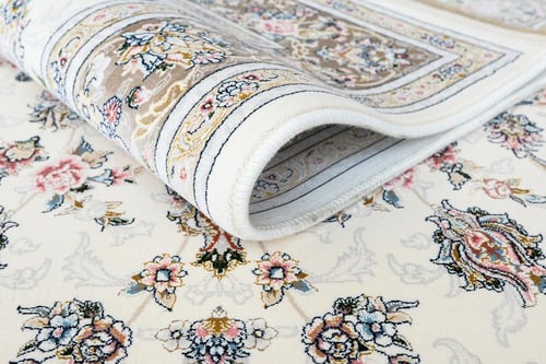 ايراني كلاسيك فاخر ابيض بحواف