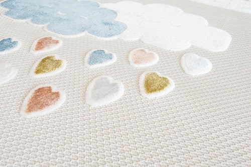 سجادة أطفال فيل ملونة