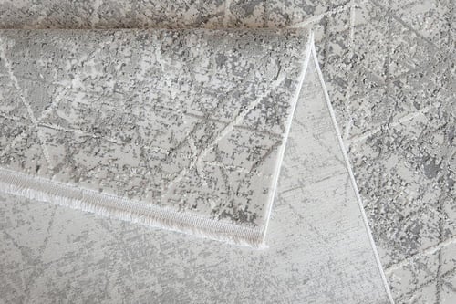 سجاد تركي مودرن خطوط رمادي