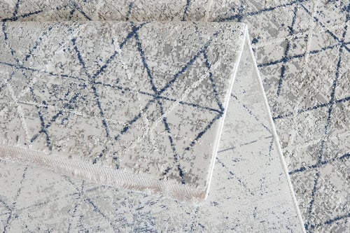 سجاد تركي مودرن خطوط زرقاء