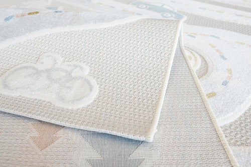 سجادة أطفال طريق رمادي