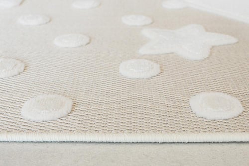 سجادة أطفال نجوم بيج