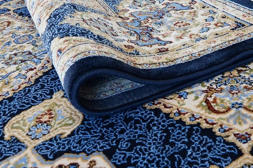 سجادة نيو كلاسيك فاخرة كحلي