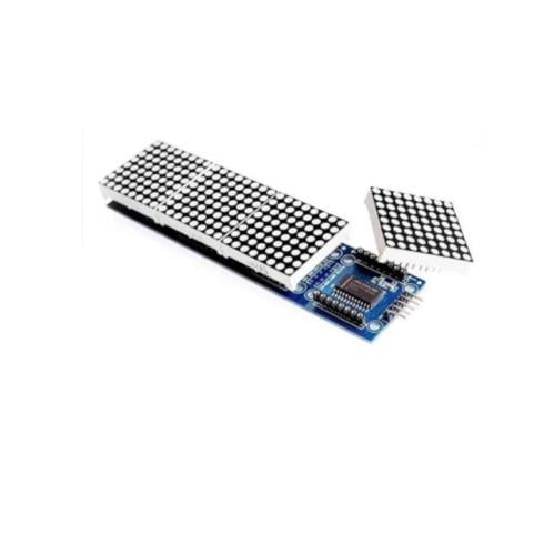 وحدة مصفوفة LED 1×4 تعمل بشريحة MAX7219 – شاشة عرض...
