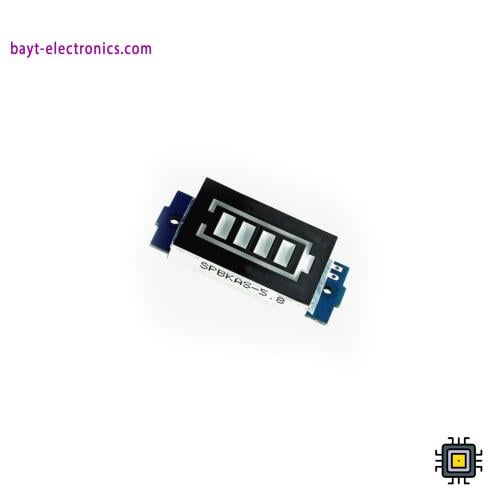 مؤشر سعة بطارية ليثيوم 18650 – 1S Li-Po Lithium Ba...
