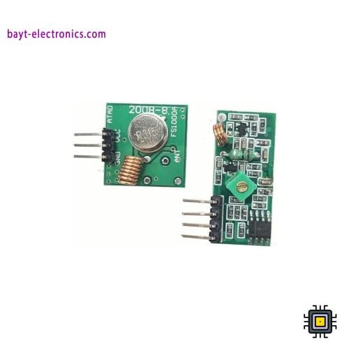طقم إرسال واستقبال لاسلكي RF بتردد 315MHz