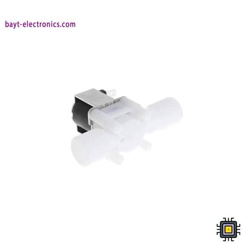 صمام ماء كهربائي 12V DC – مدخل/مخرج 1/2 بوصة (N/C)