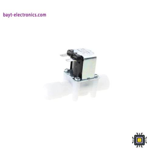 صمام ماء كهربائي 12V DC – مدخل/مخرج 1/2 بوصة (N/C)