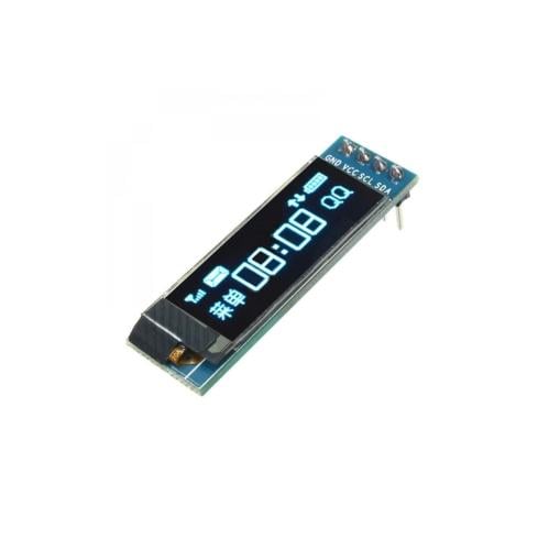 شاشة OLED ذكية 0.91 بوصة - I2C