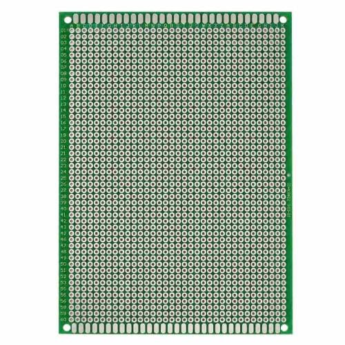 Double-Sided Perforated Prototype PCB – 2.54 mm Pi...
