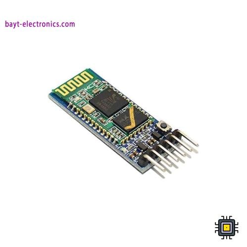 وحدة بلوتوث HC-05 – 6Pin مع زر – وضع Master & Slav...