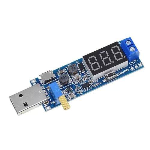 محول جهد رافع خافض بشاشة عرض رقمية USB إلى DC 1.2V...