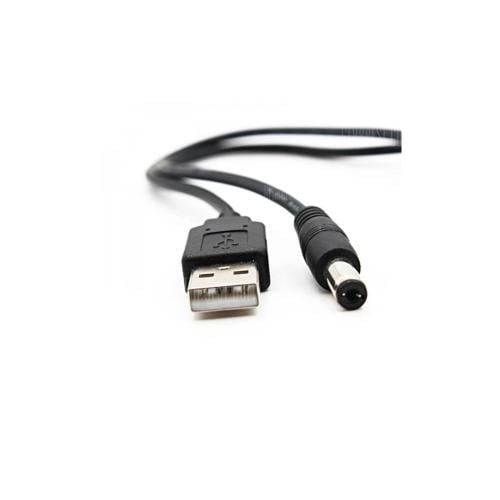 كابل USB إلى منفذ DC 5.5×2.1 ملم – لتغذية الأجهزة...