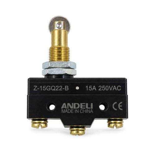 ANDELI Z-15GQ22-B Roller Plunger Micro Limit Switch – 15A 250V AC