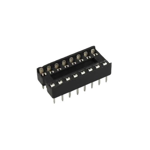 قاعدة شريحة 16 رجل - موصل IC SOCKET 16-Pin