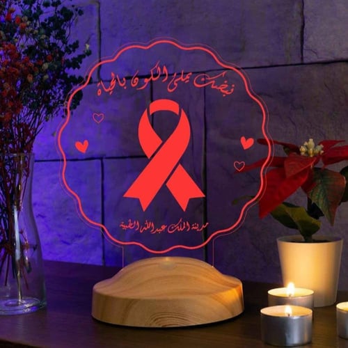 أبجورة نجمة أمل المخصصة بشعارك