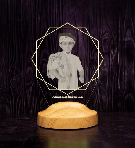 أبجورة نبض - أبجورة مضيئة مناسبة كهدية بصورة من تح...