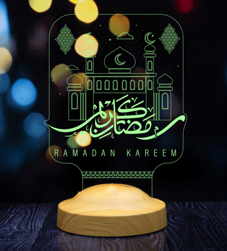 أبجورة رمضان كريم - أبجورة مضيئة