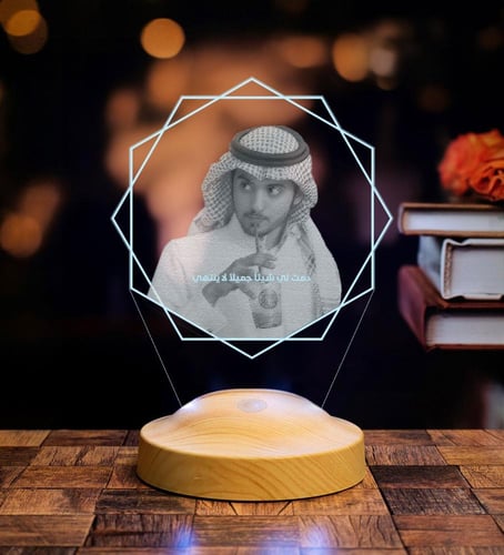 أبجورة نبض - أبجورة مضيئة مناسبة كهدية بصورة من تح...