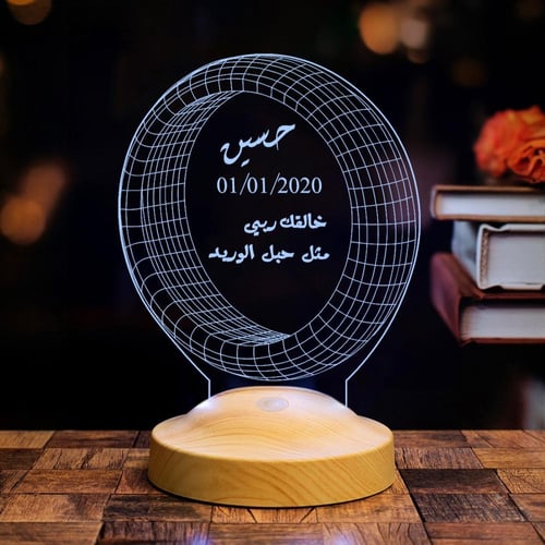 أبجورة لقاء الاحبة - أبجورة مضيئة بالاسم مناسبة كه...