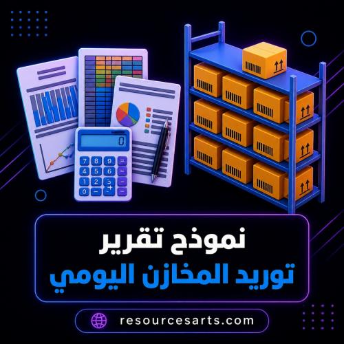 نموذج تقرير توريد المخازن اليومي