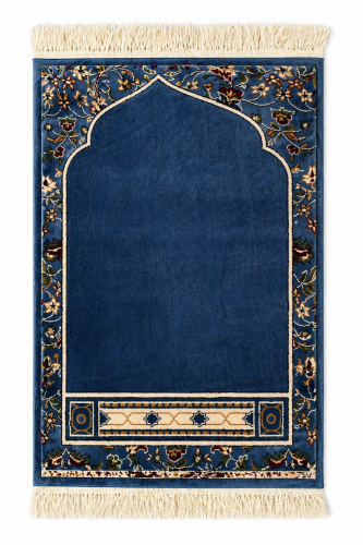 سجادة صلاة بوليستر 14 ملم (ازرق)