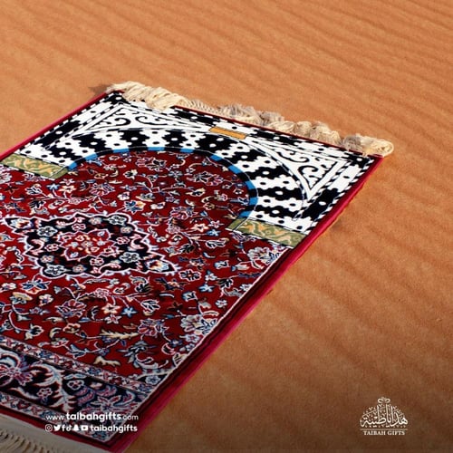 سجادة الروضة الجديدة الفاخرة أحمر