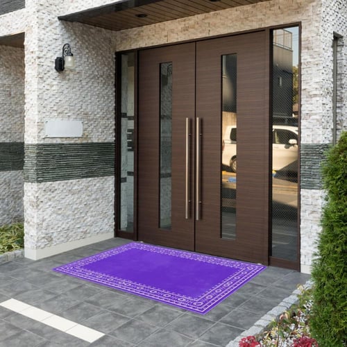 سجادة باب للترحيب - خزامى
