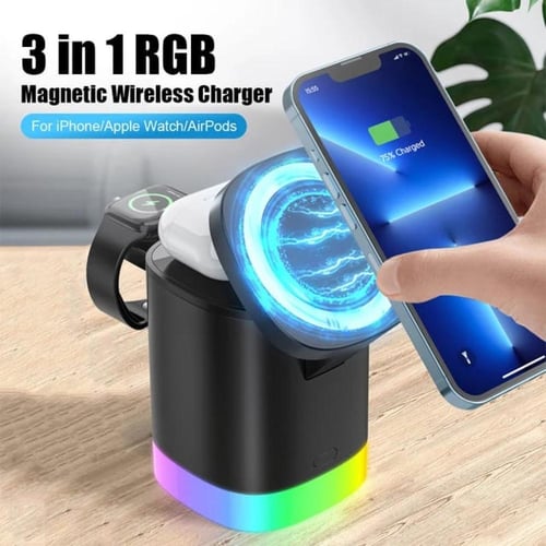 منصة شحن لاسلكي 3 في 1 من T15